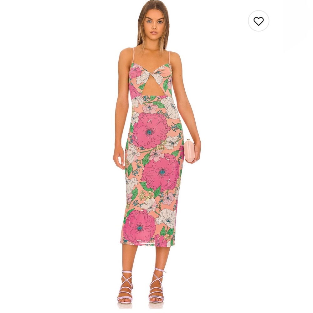 REVOLVE Simon’s mesh midi dress - AFRM